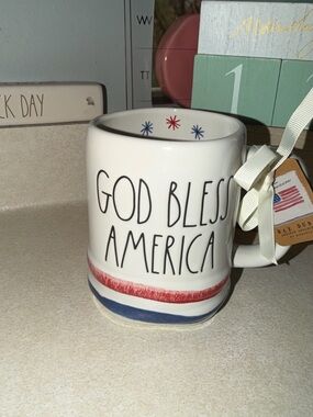Rae dunn god bless America mug